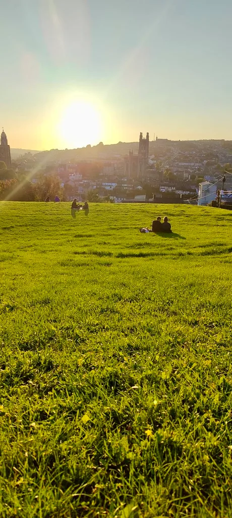 Sunset over Cork city