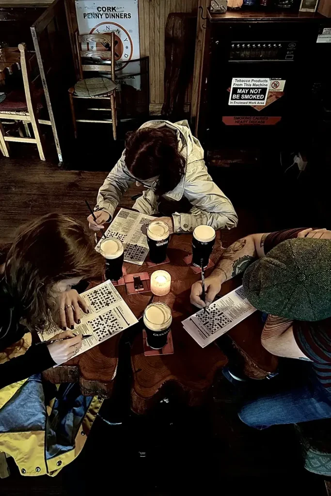 Crosswords and Pints